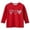 1-Red, variant on Toddler Valentine T Shirts for Girls Three Quarter Sleeve Graphic T-Shirts Crewneck Casual Pullover Top Girls T-Shirts 3-4 Years