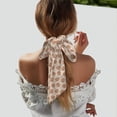 thumbnail image 5 of Xecao Groovy Disco Pumpkin Pattern Large Satin Head Scarf - Satin Hair Scarves Silk Bandana Scarf Headscarf Silk Feeling Scarf for Women, 5 of 6