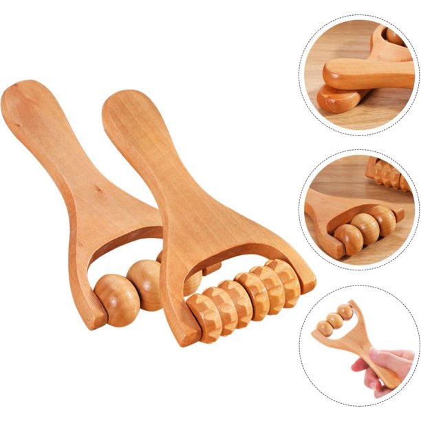 Outils De Massage En Bois Nature & Découverte - Pour Dos, Cou, épaules, Occasion, Manuel