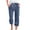 Navy-21, variant on REALiKUN Capris for Women Casual Summer Wide Leg Crop Pants Loose Comfy Drawstring Yoga Jogger Capri Pants