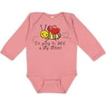 thumbnail image 3 of Inktastic Bee Future Big Sister Girls Long Sleeve Baby Bodysuit, 3 of 5