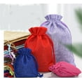 thumbnail image 3 of 60 Pcs Burlap Gift Bags with Drawstring,3.9x5.5in, Reusable Linen Jewelry Pouches for Birthday Wedding Party Christmas Gifts, 3 of 6