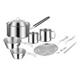 thumbnail image 4 of Almencla Ensemble de Casseroles Pliables de Camping Poignée Portable pour Pique-Nique Voyage Randonnée Sac à Dos 12 Pcs, 4 of 8