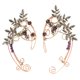 thumbnail image 1 of 1 Pair Leaf Elf Clip Earrings Elegant Hanging Earrings Fairy Jewelry Cuff Earrings, 1 of 4