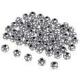 thumbnail image 1 of GUOOL 3x60 Pcs Perles de Ballon de Soccer Perles de Rocaille en Verre pour Bricolage Fabrication de Bijoux Noir Blanc 3 Pcs, 1 of 9