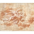 thumbnail image 2 of Giovanni Maria Morandi 14x12 Gold Ornate Wood Frame and Double Matted Museum Art Print Titled - North Abducting Orithyia (1640), 2 of 4