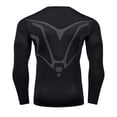 thumbnail image 3 of Men's T-shirt Men Running Sport T Shirt Men Compression Fitness Tops Tee Quick DryTight Training Gym Sport Running Shirts Jersey, 3 of 4