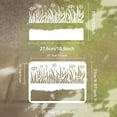 thumbnail image 2 of Grass Field Stencil 8.3x11.7inch Grass Stencil Flowers Drawing Wild Flowers Stencil Template Border Stencil Large Hollow Out Stencil for Home School Wall Floor Door Painting, 2 of 7