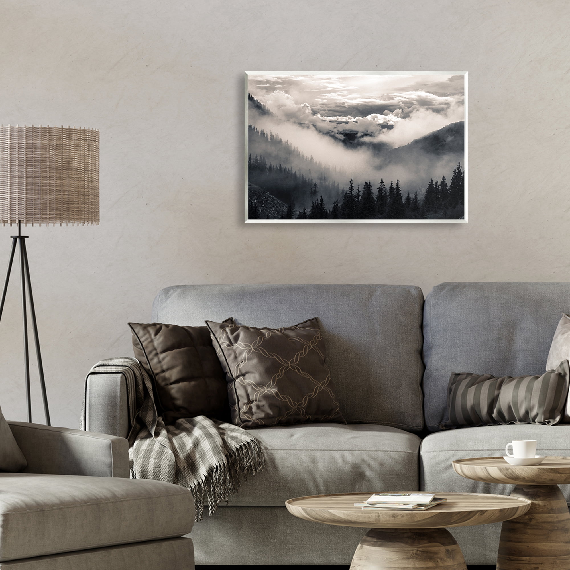 Billowing Fog Atmosphere Wall Plaque Art, design by Decent Exposures