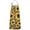 Beige Leopard Sunflower, variant on Blue Sunflower Pattern Apron-Garden Aprons for Women with Pockets-Cotton Linen Waterproof Kitchen Cooking Gardening Aprons Adjustable for Kitchen,Cooking,BBQ and Salon 33x27 Inch