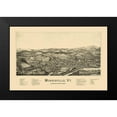 thumbnail image 2 of Norris 14x11 Black Modern Framed Museum Art Print Titled - Morrisville Vermont - Norris 1889, 2 of 5