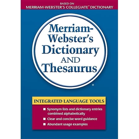 Merriam-Webster's Dictionary and Thesaurus (Paperback)