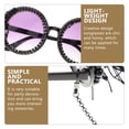 thumbnail image 3 of unbranded Gafas Vintage De Sol Negras Con Y Materiales Seguros Para Decorar Y Usar En Fotos, 3 of 8