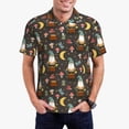 thumbnail image 3 of Balery Gnome Insect Frog Printed Men’s Short Sleeve Polo Shirt, Midweight Men's Shirt,Golf Polo shirts -XX-Large, 3 of 9