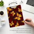 thumbnail image 2 of FMSHPON Tropical Butterfly Clipboard Hardboard Wood Nursing Clip Board and Pull for Standard A4 Letter 13x9 inches, 2 of 2