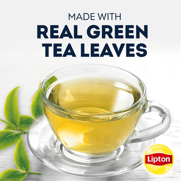 (2 pack) Lipton Green Traditional Blend Hot Tea Bags, 100 Percent Natural Signature Blend with Hint of Jasmine 100-Count Box