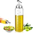 thumbnail image 2 of Dispensador de aceite, botella de aceite de oliva, botella de vinagre, dispensador de aceite de oliva de vidrio de 500ml/17OZ, rociador con boquillas para cocinar, 2 of 5