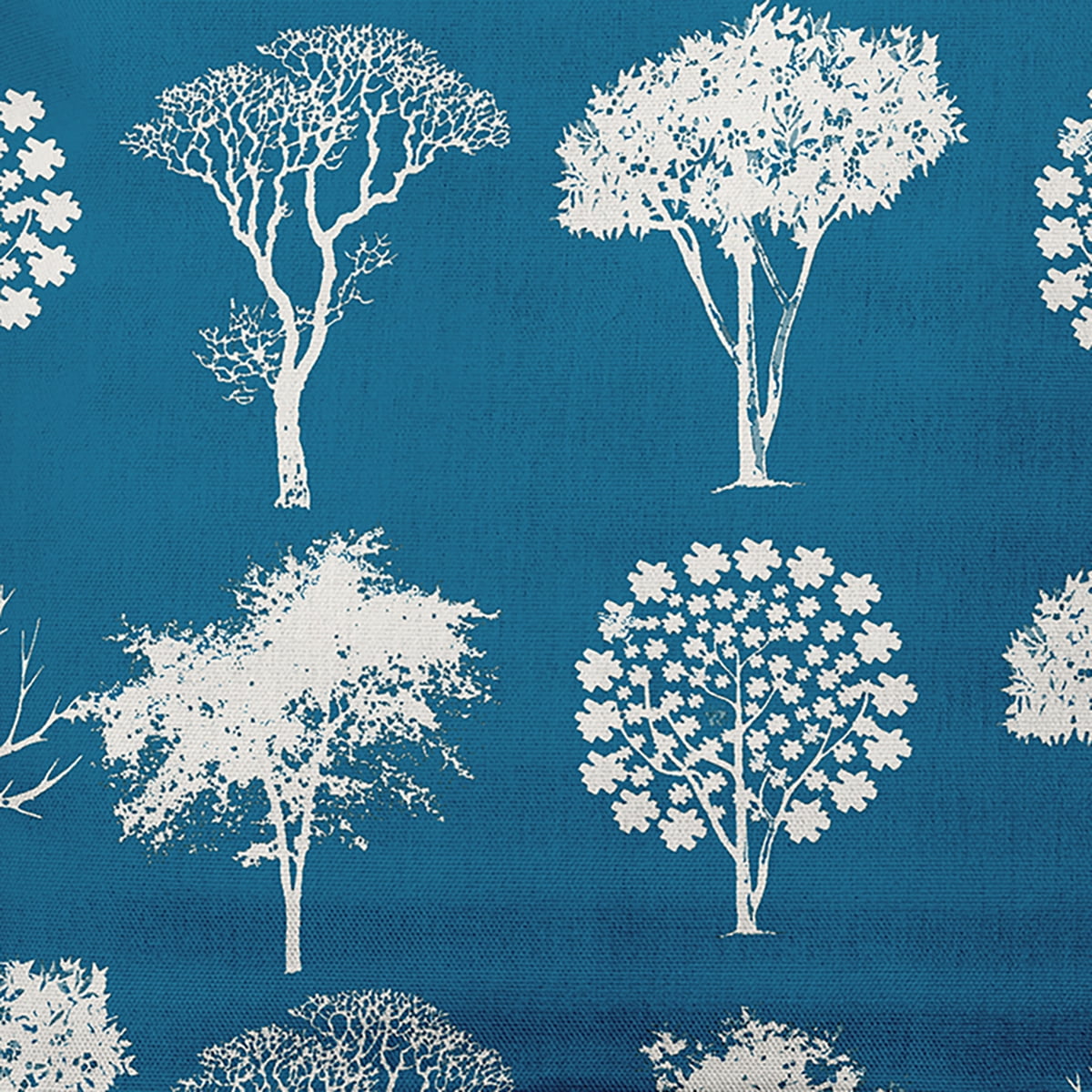 Simply Daisy 20" x 20" Field of Trees Decorative Throw Pillow, Autumn Blue