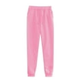 thumbnail image 3 of KDDYLITQ 2 Piece Outfits for Women Lounge Oversized Matching Tops with Pocket Winter High Elastic Waisted 2025 Sweatpants Casual Travel Trendy Sets Pink L, 3 of 6