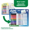 thumbnail image 2 of EXPO Dry Erase Markers, Low Odour Ink, Ultra Fine Tip, Assorted Colours, 8 Count, 2 of 7