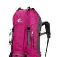 thumbnail image 3 of Mochila de senderismo perfecl 60 litros impermeable con múltiples bolsillos rosa, 3 of 3