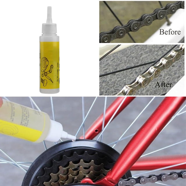 Aceite lubricante para cadena de bicicleta, 50 ml, limpiador de cadena de bicicleta, aceite lubricante Ndcxsfigh Accesorios para bicicletas