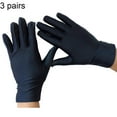 thumbnail image 4 of Yesbay 3Pairs Anti-Slip Elastic Jewelry Inspection Flag-raising Conductor Work Gloves-Coffee, 4 of 8