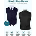 thumbnail image 5 of S.H. Churchill & Co. Men's 4 Piece Vest Set, with Bow Tie, Neck Tie, and Pocket Square, 5 of 7