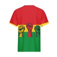 thumbnail image 5 of Penkiiy Black History Month Shirts for Women African American Pride Celebration Blouse T-shirt Short Sleeve Crewneck Tops 5XL Multicolor, 5 of 5