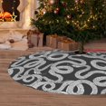 thumbnail image 6 of Yiaed Snake Print Christmas Tree Skirt , Tree SkirtsTree Mat for Christmas Winter Holiday Indoor Decorations-30", 6 of 7