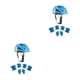 thumbnail image 1 of Matsuzay Casco con ruedas para niños Almohadilla ajustable Deportes Rodillera Codera Patinaje Type6 NO6, 1 of 6