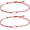 Red, variant on Dog Paw Bracelet for Women, Cat Pet Print Memorial Rope Handmade Adjustable String Lover Girls Friends Friendship Birthday Gift Yellow -