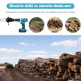 thumbnail image 4 of Motosierra de aleación de 4/6 pulgadas, sierra eléctrica con una sola mano, sierra de cadena eléctrica, herramienta de jardinería Tmvgtek Para estrenar, 4 of 9