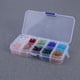 thumbnail image 5 of BRIGHTFUFU 500Pcs 10 colores 6mm Briolette Crystal Glass Beads Finding Spacer Beads Surtido de cuentas de colores con caja de contenedor, 5 of 6