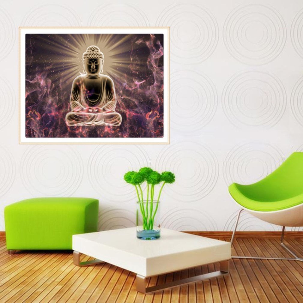Appearantes 30X38CM Buddhism Pattern Diamond Painting 5D DIY Diamond Embroidery Full Mosaic Needlework Home Decoration Art Picture 