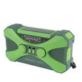 thumbnail image 3 of 10000MAh Emergency Radio, Solar Hand Crank with Charger, LED Green, 3 of 5