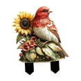 thumbnail image 3 of Decoración de Girasol Acrílico Decorativo Decorativo Decorativo de Plano Rojo 2d en Macetas, 3 of 9