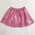 thumbnail image 6 of hotojiny Girls Sparkle Skirt Kids Elastic Waist Glitter Sequin Skirts for Birthday Party Dance Outfit(Hot Pink,7-10 Years), 6 of 6
