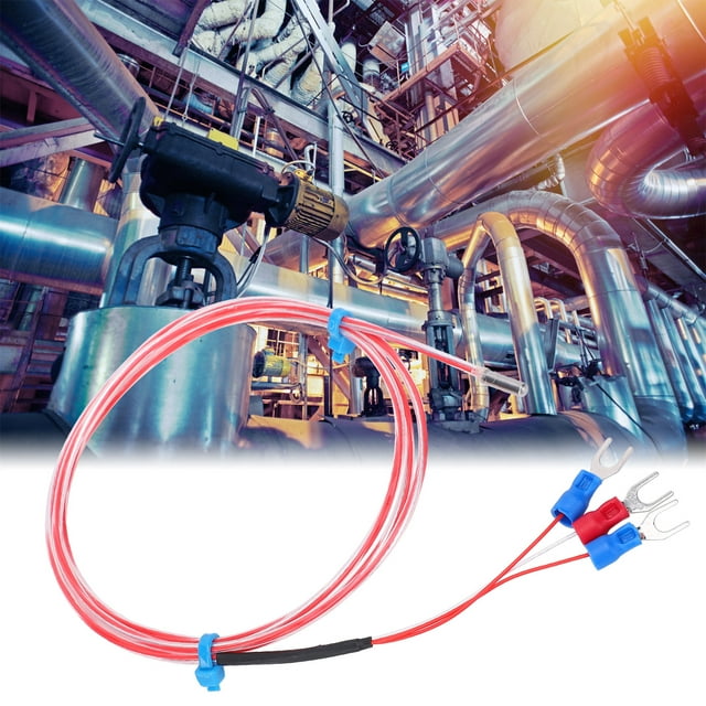 Waterproof Temperature Sensor, 3 Wires Temperature Sensor PT100 K Type Thermistor Temperature Probe 3 X 10mm 50 To +300, Tools