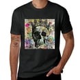 thumbnail image 2 of Painting posters, colorful graffiti, street art, skull design shirts, art display, T-shirt gifts, casual and breathable men, women, boys, girls, 2 of 4