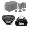 thumbnail image 2 of 2.5Inch 4 ohm 25W Portable 66MM Full Ultra-Thin Neodymium Loudpeakers for Home Theater 2PCS, 2 of 8