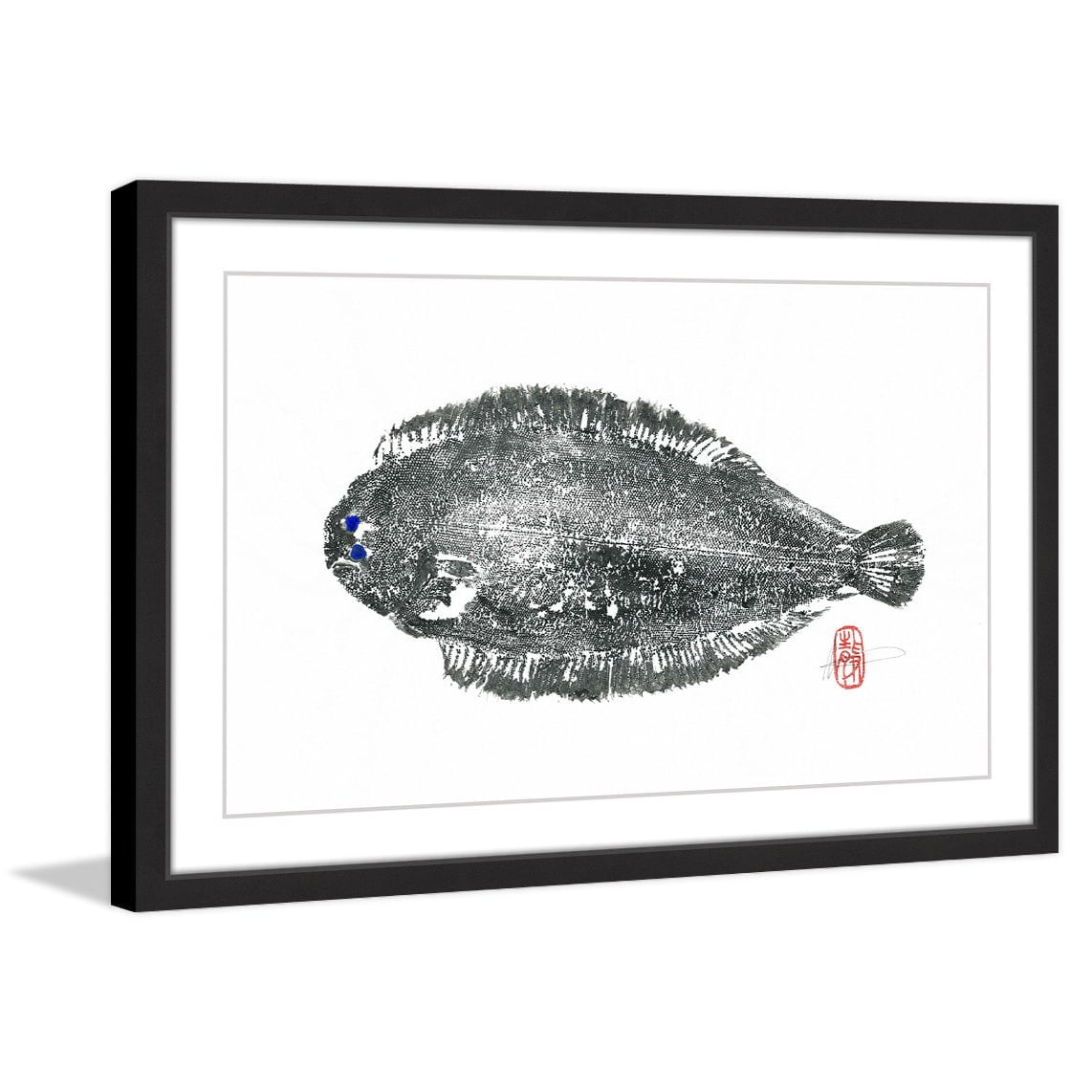 "Dover Sole" Framed Painting Print
