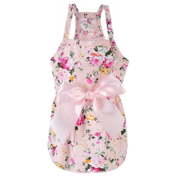 Dragonus Small Pet Dog Cat Puppy Bowknot Tutu Dress Skirt Princess Spring Summer Apparel Clothes