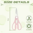 thumbnail image 2 of FACEGA Scissors All Purpose,Opening A Bottle Cap 7.7" Embroidery Scissors,Cold Walnuts Scissors for Office,Pink, 2 of 7