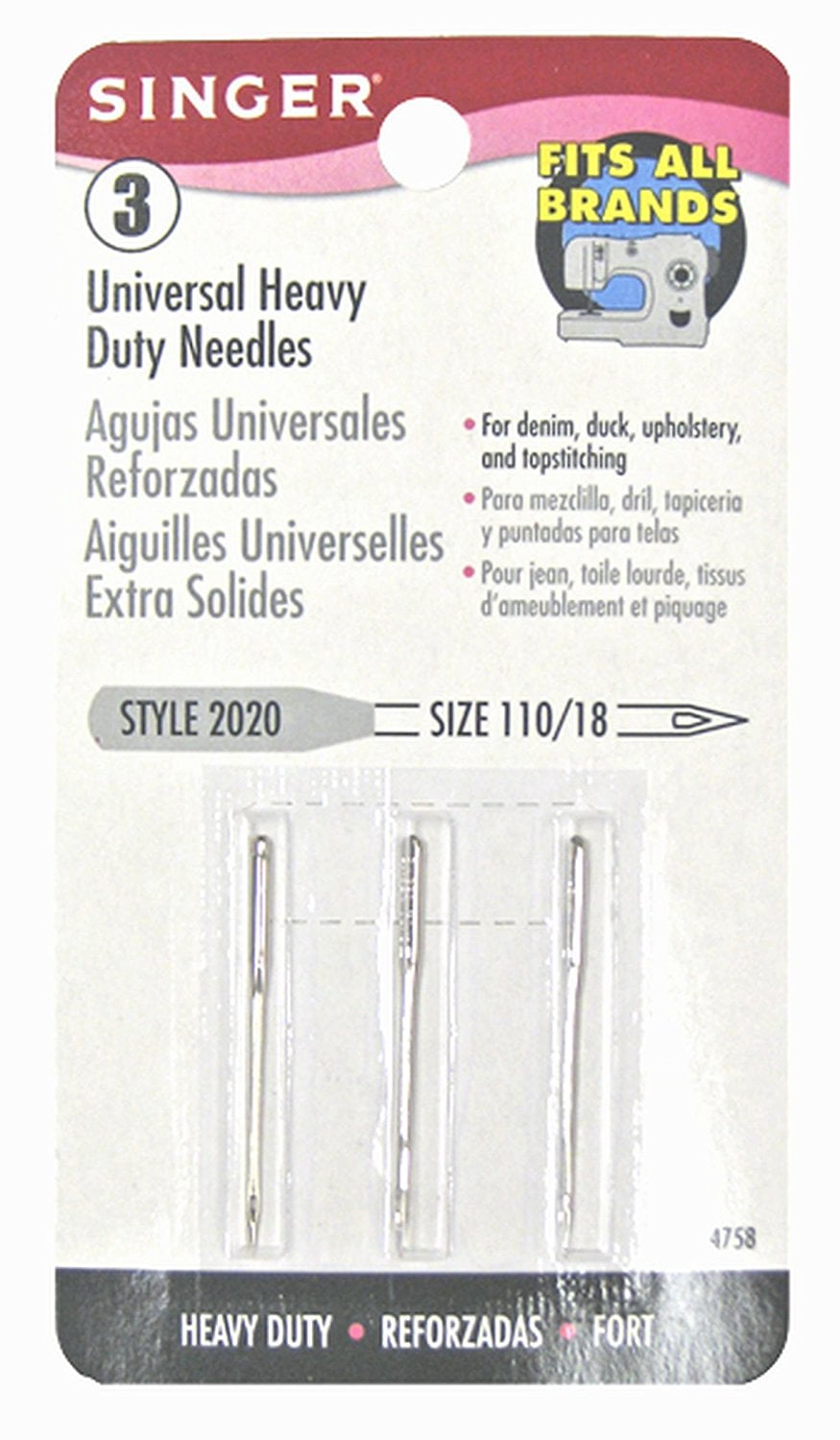 Singer Sewing Machine Needles 2020 # 9 3packs