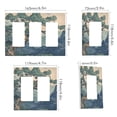 thumbnail image 2 of Yayeee Rocker Switch Wall Plate 3-Gang 6.5"x4.6" Home Decorative Outlet Cover, Tree In The Mountains, 2 of 6