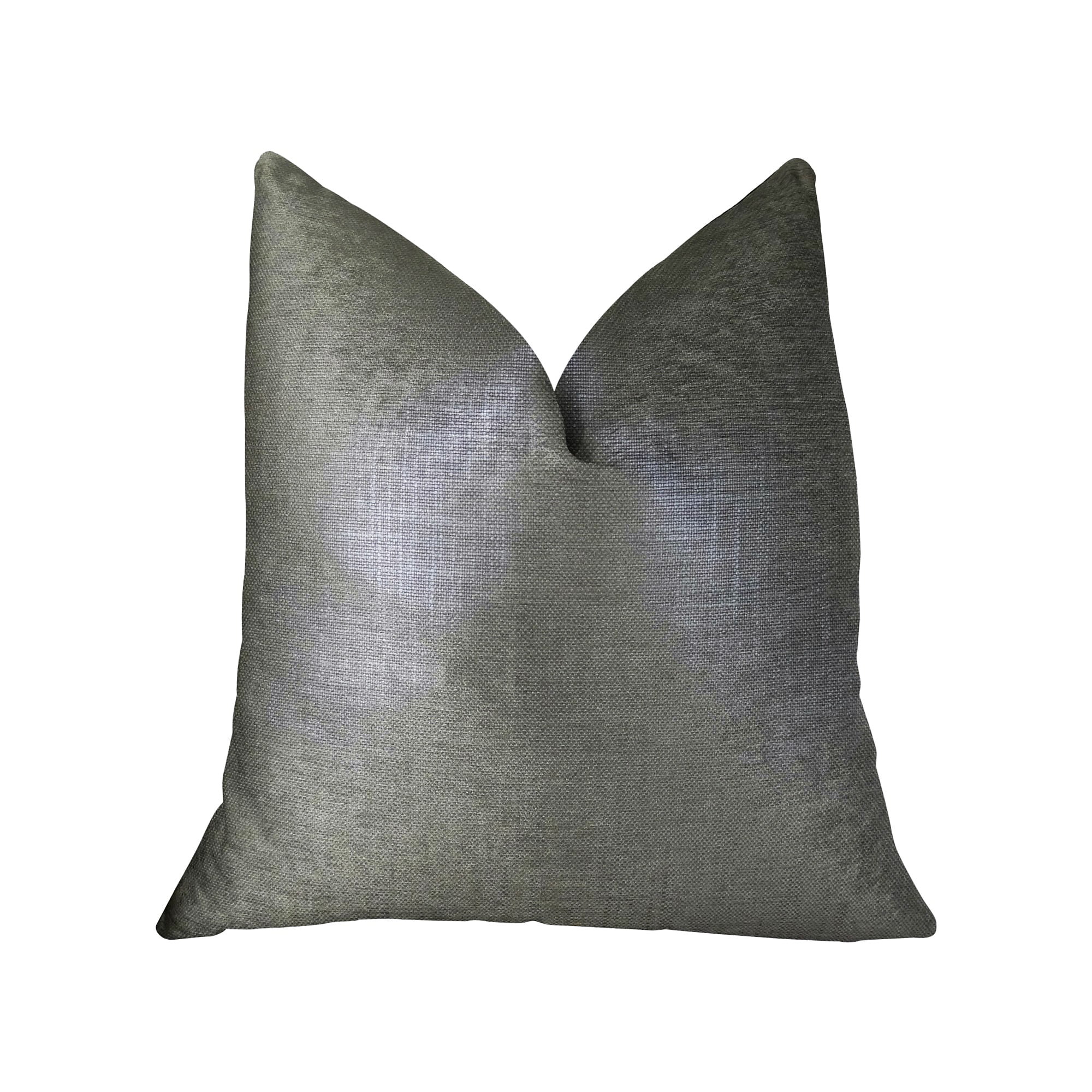 Grey Handmade Luxury Pillow 20in x 36in