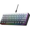 thumbnail image 1 of TEMOGU-60% Wired Gaming Keyboard, 61 Keys RGB Backlit Ultra-Compact Small Gaming Keyboard, for PC/Mac Gamer, Typist, Travel, Easy to Carry on Business Trip (Grey-Black), 1 of 4