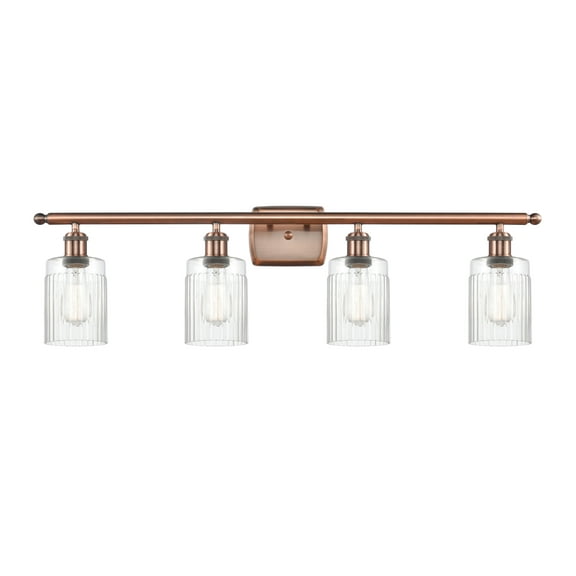 Innovations Lighting 516-4W Hadley Hadley 4 Light 36" Wide Bathroom Vanity Light - Copper