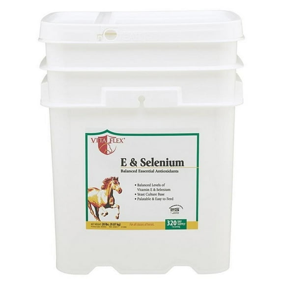 Vita Flex E and Selenium Supplement for Horses 20lbs. 320 Day Supply